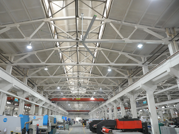 工業(yè)大風扇安裝